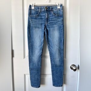 American Eagle Outfitters Blue Jeans: Hi-rise Jeggings
